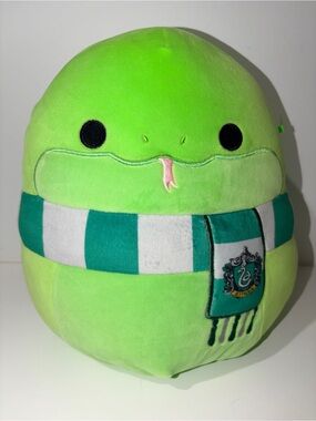 Squishmallows Harry Potter Slytherin Snake Plush 10” Green